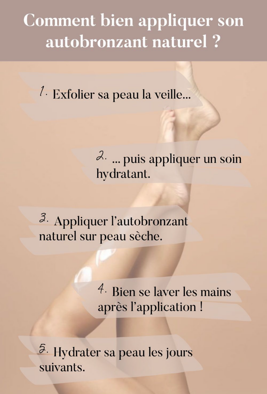 2 + 1 GRATUIT – Mousse Autobronzante Hydratante (100 ml) – Effet Soleil Instantané & Teint Hâlé Ultra Naturel - Terre sublime 