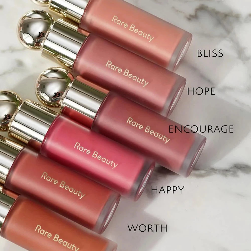 Rare Beauty – Blush & Lip Cream Multi-Use 3-en-1 | Texture Liquide, Waterproof & Ultra Pigmentée