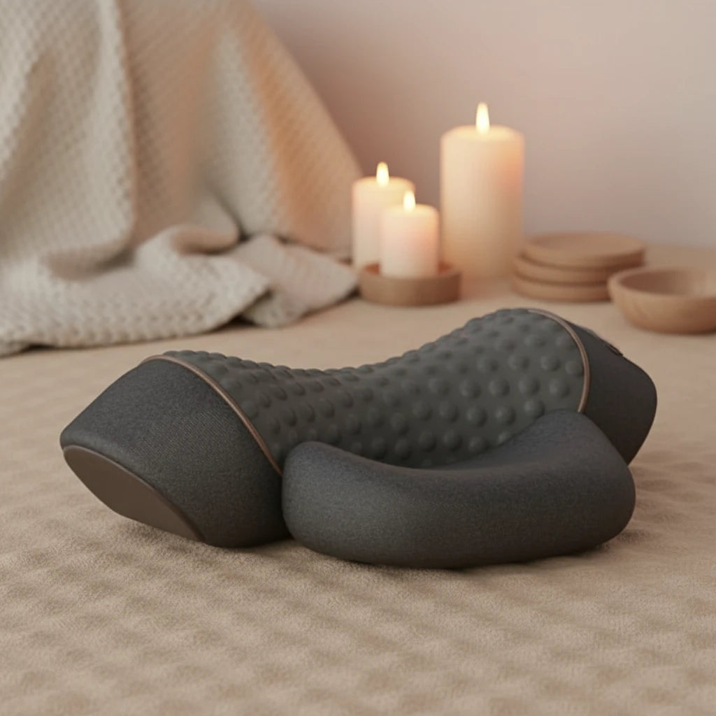 Coussin de Massage Chauffant & Vibrant – Détente du Cou, des Épaules et du Dos - Terre sublime 