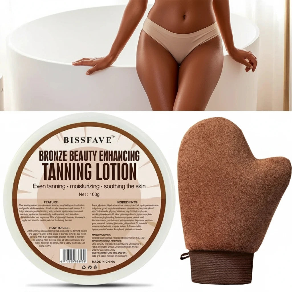 Crème Bronzante Sans Soleil – Teint Doré Naturel, Hydratation et Éclat de la Peau 100g - Terre sublime 