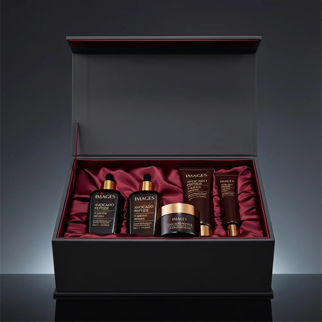 Ensemble Soin Visage 5-en-1 à l’Avocat – Nettoie, Nourrit et Répare la Peau en Profondeur - Terre sublime 