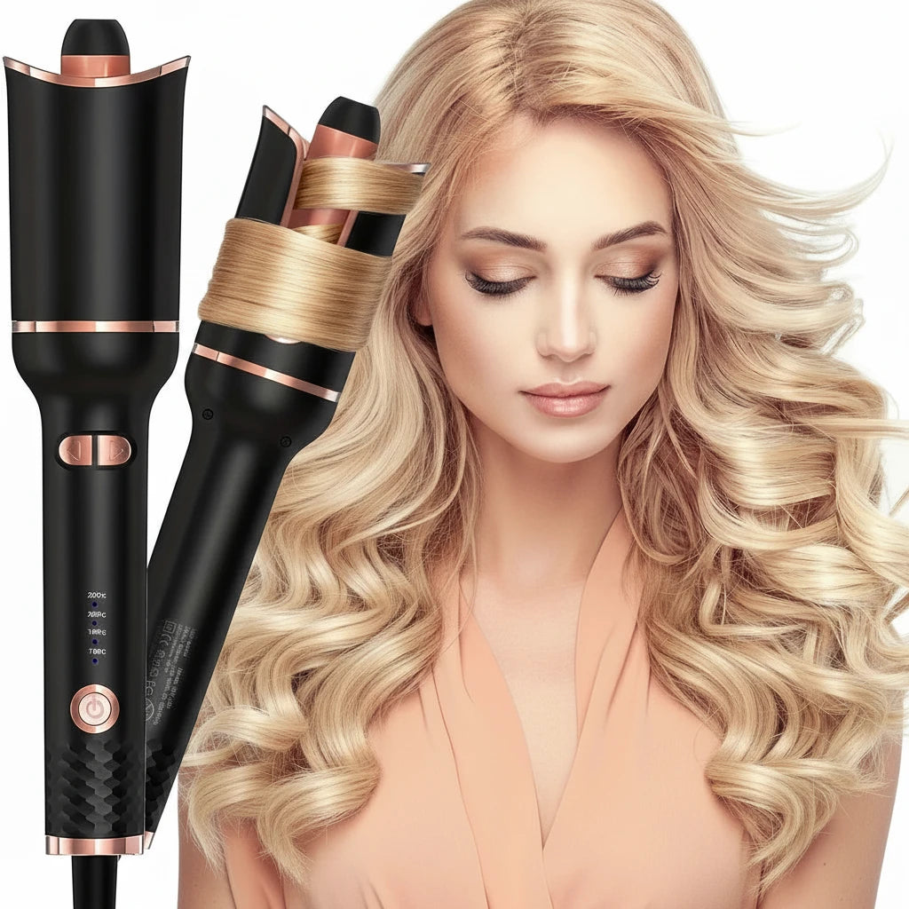 Fer à Boucler Intelligent – Rotation Automatique & Revêtement Céramique - Terre sublime 