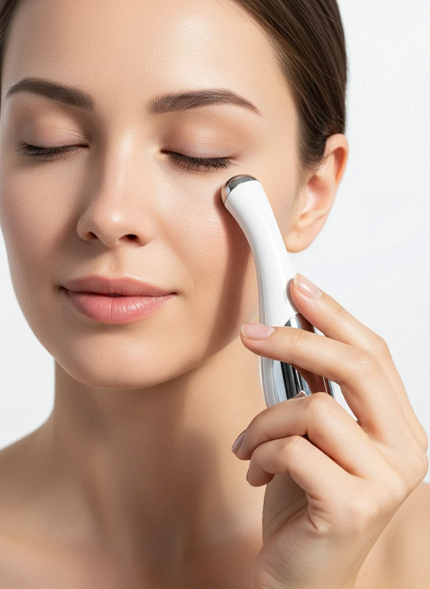 Stylo Massant Yeux Électrique – Soin Anti-Âge, Anti-Cernes & Lissant Contour des Yeux - Terre sublime 