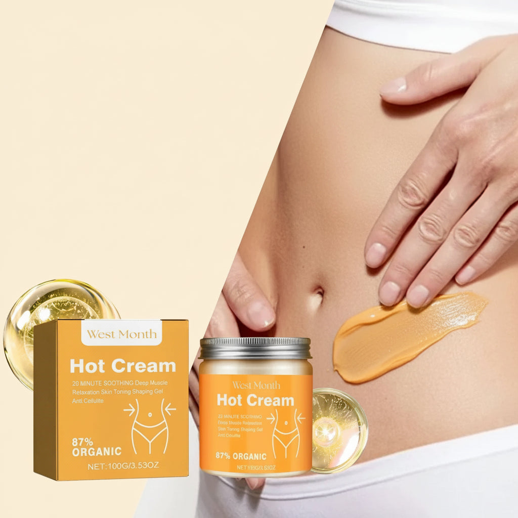 Crème Amincissante Chauffante – Brûle Graisses & Raffermit la Peau 100g - Terre sublime 